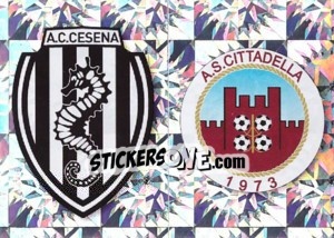 Sticker SCUDETTO (Cesena - Cittadella) - Calciatori 2009-2010 n. 523 - Panini