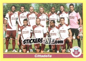 Cromo SQUADRA (Cittadella) - Calciatori 2009-2010 - Panini