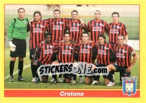 Cromo SQUADRA (Crotone) - Calciatori 2009-2010 - Panini