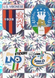 Figurina SCUDETTO (Vibonese - Vico Equense - CND - Lega Serie D)