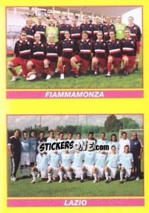 Cromo Fiammamonza (F) - Lazio (F) - Calciatori 2009-2010 - Panini