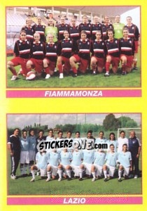 Sticker Fiammamonza (F) - Lazio (F) - Calciatori 2009-2010 n. 701 - Panini
