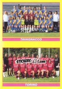 Figurina Tavagnacco (F) / Torino (F) - Calciatori 2009-2010 - Panini