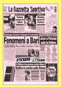 Figurina BARI : 19 dicembre 1999 - Calciatori 2009-2010 - Panini