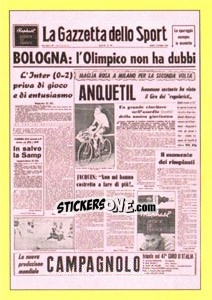 Sticker BOLOGNA : 8 giugno 1964 - Calciatori 2009-2010 n. 707 - Panini