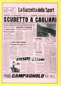 Sticker CAGLIARI : 13 aprile 1970 - Calciatori 2009-2010 n. 708 - Panini
