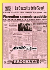 Figurina FIORENTINA : 12 maggio 1969 - Calciatori 2009-2010 - Panini