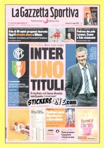 Sticker INTER : 17 maggio 2009 - Calciatori 2009-2010 - Panini