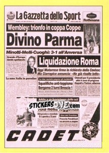 Figurina PARMA : 13 maggio 1993 - Calciatori 2009-2010 - Panini