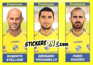 Sticker ROBERTO STELLONE / GENNARO TROIANIELLO / FABIO MAZZEO - Calciatori 2009-2010 - Panini