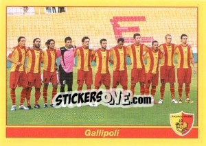 Sticker SQUADRA (Gallipoli) - Calciatori 2009-2010 - Panini