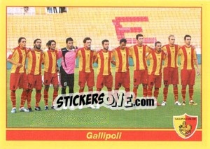 Cromo SQUADRA (Gallipoli) - Calciatori 2009-2010 - Panini