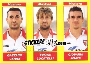 Sticker GAETANO CARIDI / TOMAS LOCATELLI / GIOVANNI ABATE