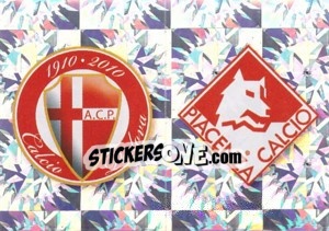 Sticker SCUDETTO (Padova - Piacenza) - Calciatori 2009-2010 - Panini
