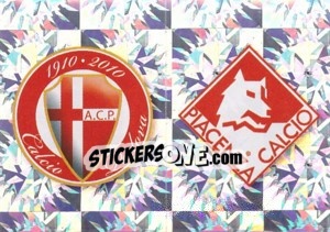 Sticker SCUDETTO (Padova - Piacenza) - Calciatori 2009-2010 n. 598 - Panini