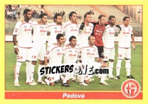 Cromo SQUADRA (Padova) - Calciatori 2009-2010 - Panini