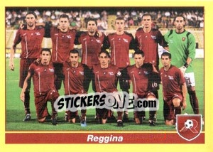 Cromo SQUADRA (Reggina) - Calciatori 2009-2010 n. 614 - Panini