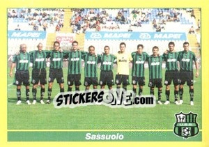 Sticker SQUADRA (Sassuolo) - Calciatori 2009-2010 n. 629 - Panini