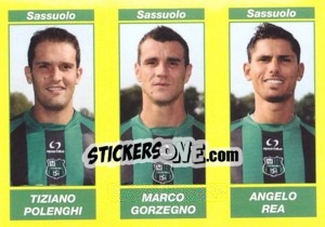 Sticker Tiziano Polenghi / Marco Gorzegno / Angelo Rea - Calciatori 2009-2010 n. 631 - Panini