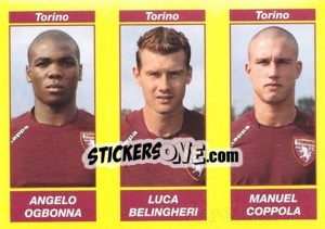 Sticker Angelo Ogbonna / Luca Belingheri / Manuel Coppola - Calciatori 2009-2010 n. 639 - Panini
