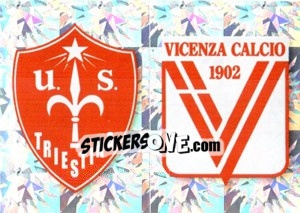 Sticker SCUDETTO (Triestina - Vicenza) - Calciatori 2009-2010 - Panini