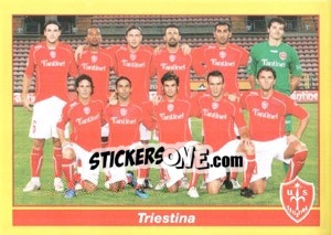 Sticker SQUADRA (Triestina) - Calciatori 2009-2010 - Panini