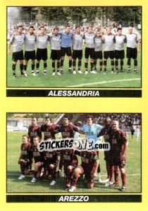 Sticker SQUADRA (Alessandria - Arezzo) - Calciatori 2009-2010 - Panini