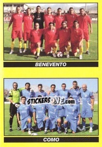 Sticker SQUADRA (Benevento - Como) - Calciatori 2009-2010 - Panini