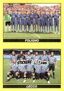Cromo SQUADRA (Foligno - Lecco) - Calciatori 2009-2010 - Panini