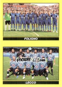 Sticker SQUADRA (Foligno - Lecco) - Calciatori 2009-2010 n. 663 - Panini