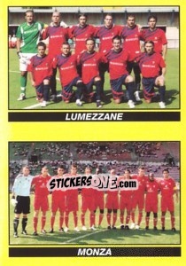 Sticker SQUADRA (Lumezzane - Monza) - Calciatori 2009-2010 n. 664 - Panini