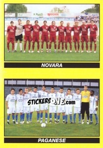 Sticker SQUADRA (Novara - Paganese) - Calciatori 2009-2010 n. 666 - Panini