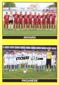 Figurina SQUADRA (Novara - Paganese) - Calciatori 2009-2010 - Panini