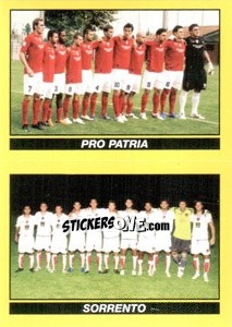 Sticker SQUADRA (Pro Patria - Sorrento) - Calciatori 2009-2010 - Panini