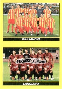Sticker SQUADRA (Giulianova - Lanciano) - Calciatori 2009-2010 - Panini