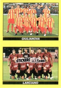 Sticker SQUADRA (Giulianova - Lanciano) - Calciatori 2009-2010 n. 675 - Panini