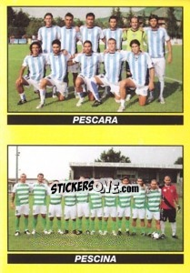 Cromo SQUADRA (Pescara - Pescina) - Calciatori 2009-2010 - Panini