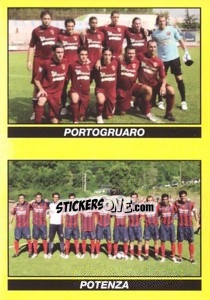 Sticker SQUADRA (Portogruaro - Potenza) - Calciatori 2009-2010 - Panini