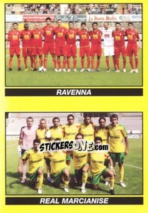 Sticker SQUADRA (Ravenna - Real Marcianise) - Calciatori 2009-2010 - Panini