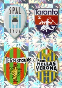 Sticker SCUDETTO (Spal - Taranto - Ternana - Verona) - Calciatori 2009-2010 - Panini