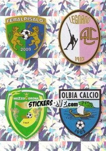Sticker SCUDETTO (Feralpisalò - Legnano - Mezzocorona - Olbia) - Calciatori 2009-2010 - Panini