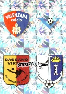 Sticker SCUDETTO (Valenzana - Villacidrese - Bassano - Bellaria Igea Marina)