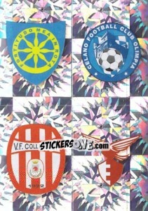 Sticker SCUDETTO (Carrarese - Celano - Colligiana - Fano)