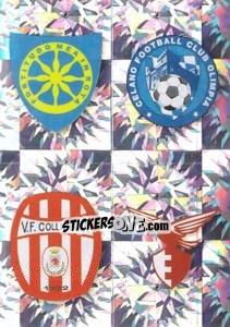 Cromo SCUDETTO (Carrarese - Celano - Colligiana - Fano) - Calciatori 2009-2010 - Panini