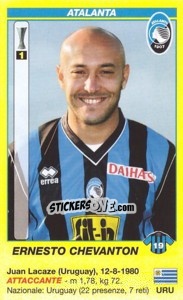 Sticker Ernesto Chevanton - Calciatori 2009-2010 n. a3 - Panini