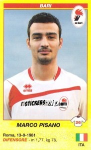 Sticker Marco Pisano - Calciatori 2009-2010 - Panini