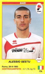 Cromo Alessio Sestu - Calciatori 2009-2010 - Panini