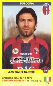 Sticker Antonio Buscé - Calciatori 2009-2010 n. a9 - Panini