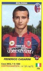 Cromo Federico Casarini - Calciatori 2009-2010 - Panini
