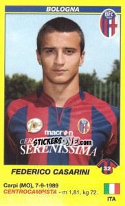 Sticker Federico Casarini - Calciatori 2009-2010 n. a10 - Panini